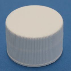 28mm 410 White Ribbed Cap with EPE Liner